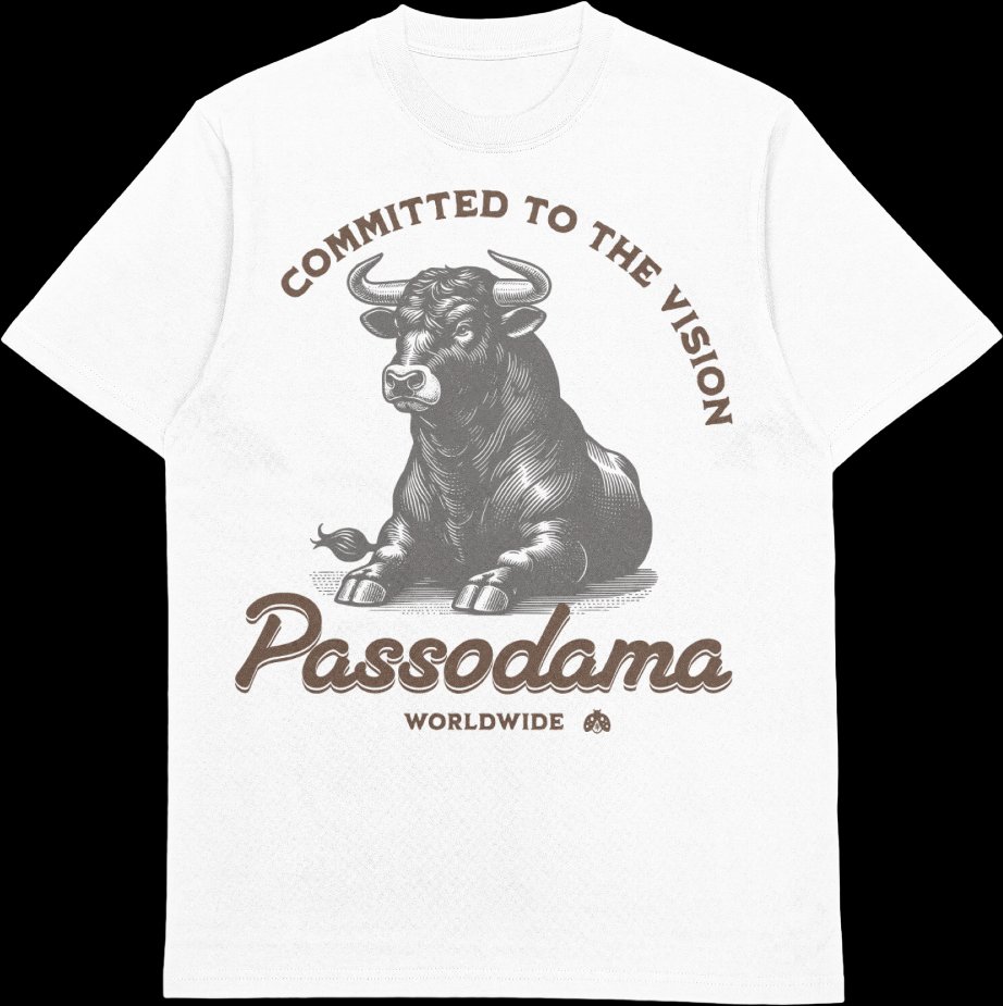 Committed to the Vision Tee - White
